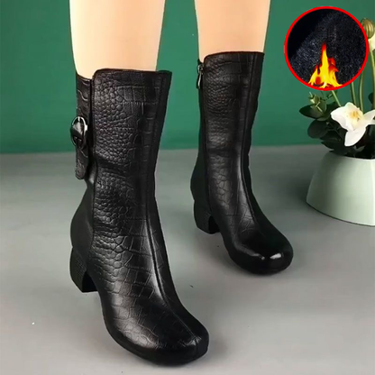 Botas de media pantorrilla estampadas