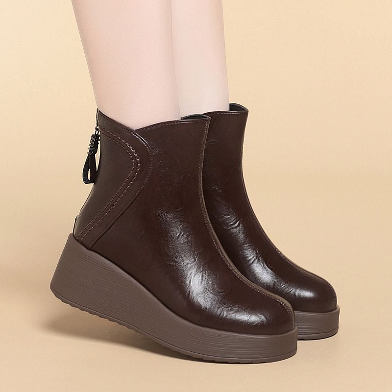 Botines Casual de Mujer con Suela Gruesa