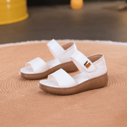 Sandalias de piel con suela blanda