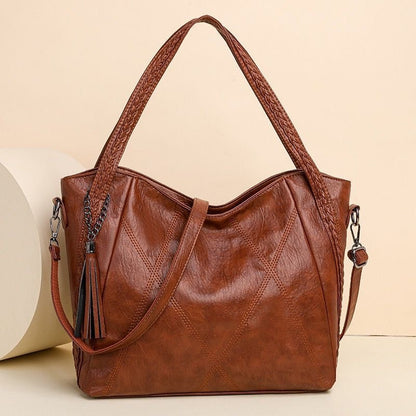 Bolso de piel 100% suave y de gran capacidad