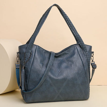Bolso de piel 100% suave y de gran capacidad