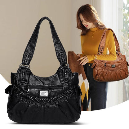 Bolso de piel suave y de gran capacidad