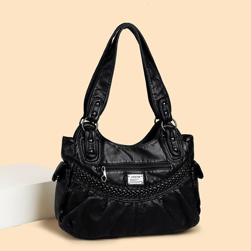 Bolso de piel suave y de gran capacidad