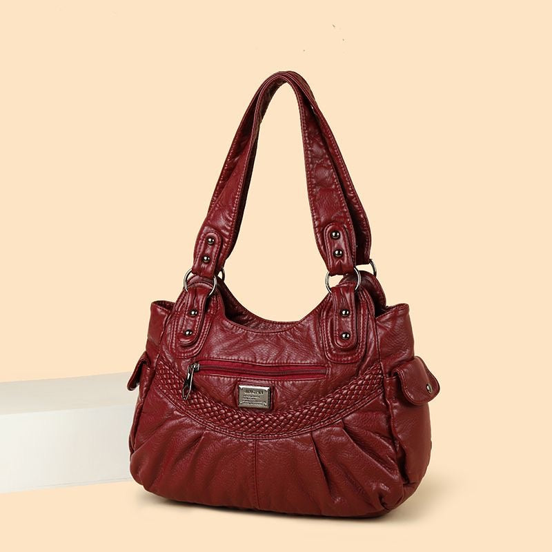Bolso de piel suave y de gran capacidad