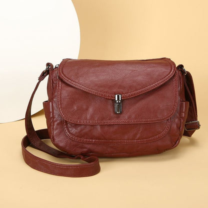 Bolso de hombro 100% de piel suave