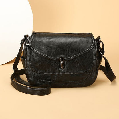 Bolso de hombro 100% de piel suave