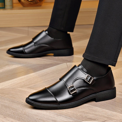 Zapatos de cuero de negocios de alta gama