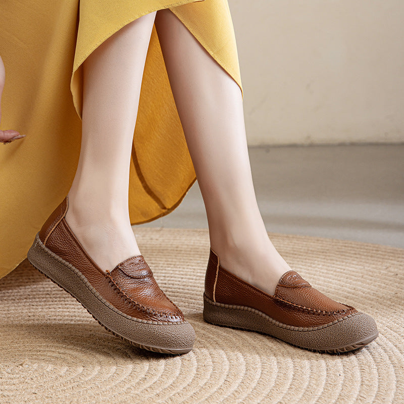 ¡Súper suaves! – Zapatos de piel genuina con suela de goma flexible