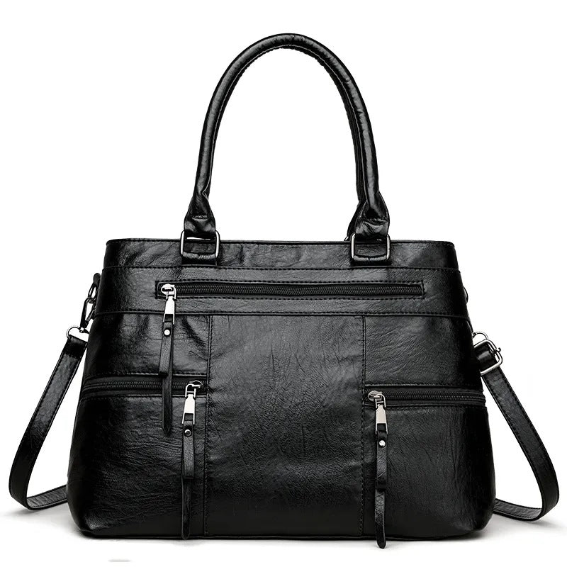 Bolso de hombro informal de estilo retro