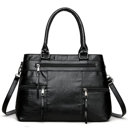 Bolso de hombro informal de estilo retro