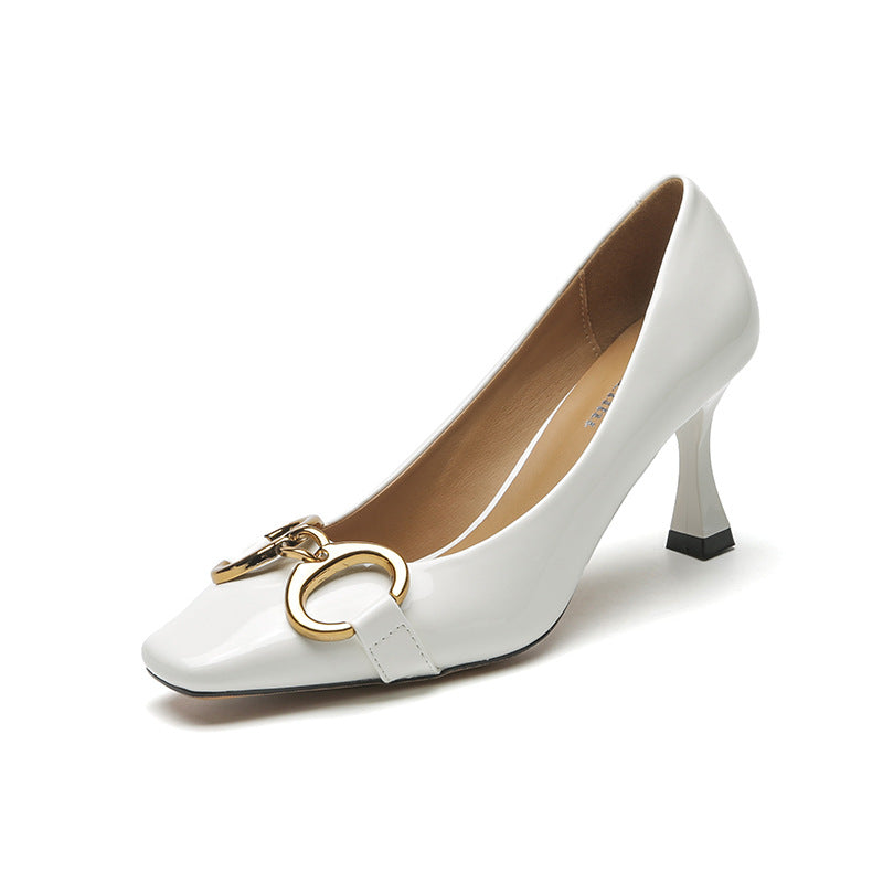 Tacones de corte bajo estilo moderno – Nuevo