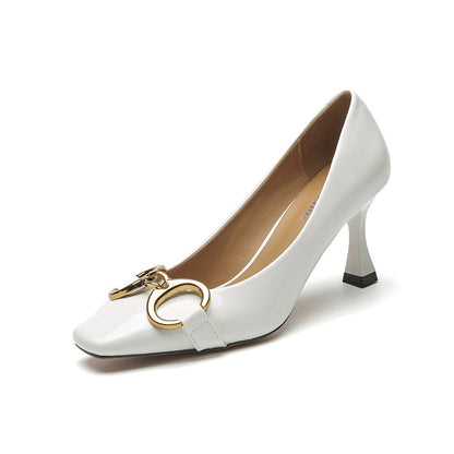 Tacones de corte bajo estilo moderno – Nuevo