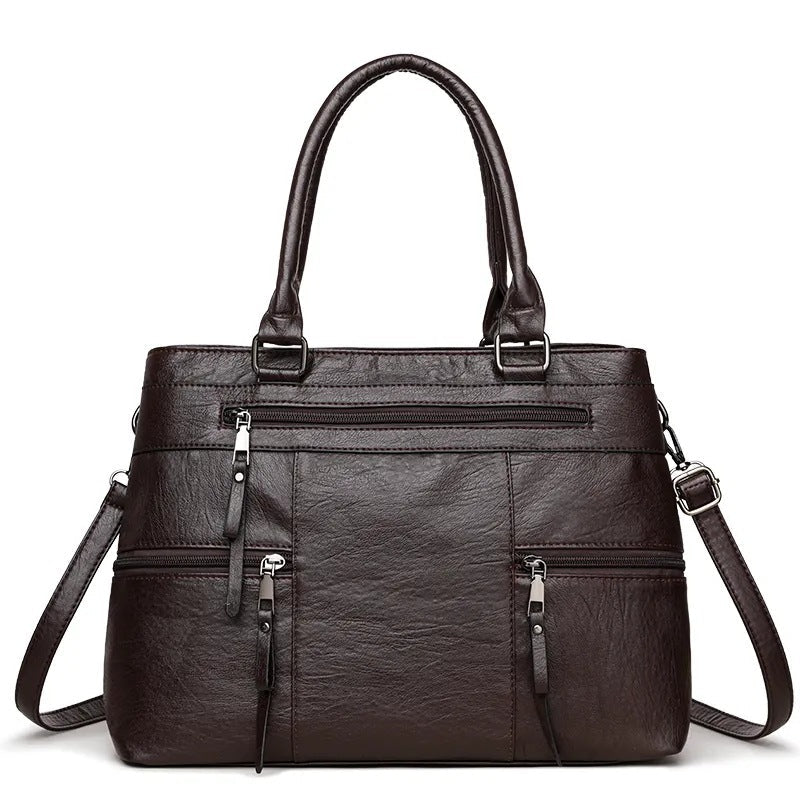 Bolso de hombro informal de estilo retro