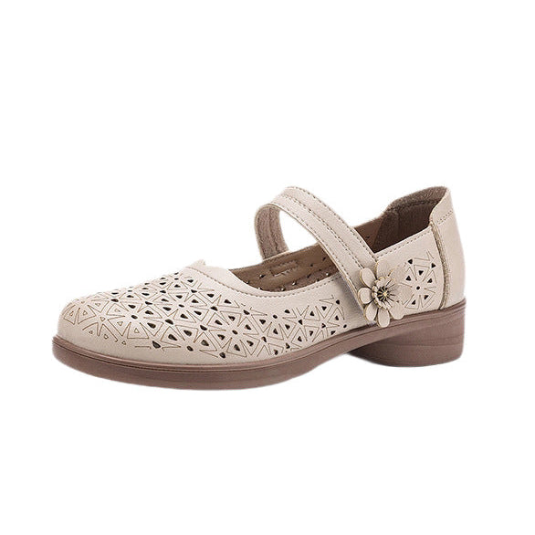 Sandalias de verano con diseño calado, transpirables y antideslizantes