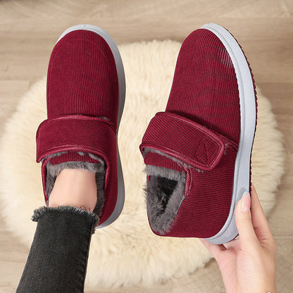 Zapatillas de Invierno para Mujer con Forro Térmico y Velcro