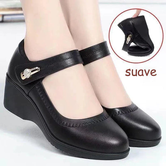 Zapatos de suela suave de cuero genuino💥