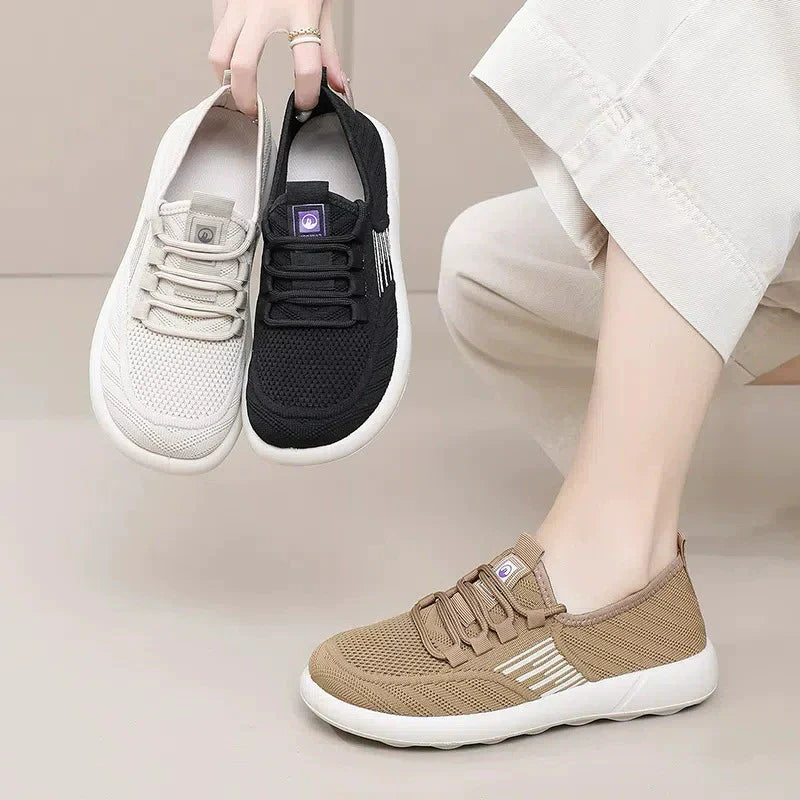 Zapatos de mujer transpirables de malla de moda