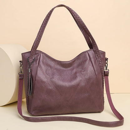 Bolso de piel 100% suave y de gran capacidad