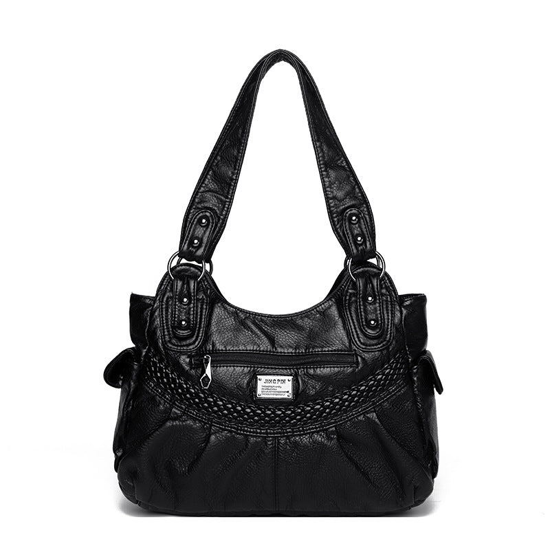 Bolso de piel suave y de gran capacidad