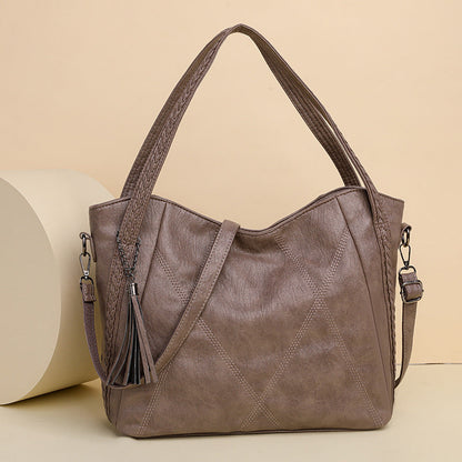 Bolso de piel 100% suave y de gran capacidad