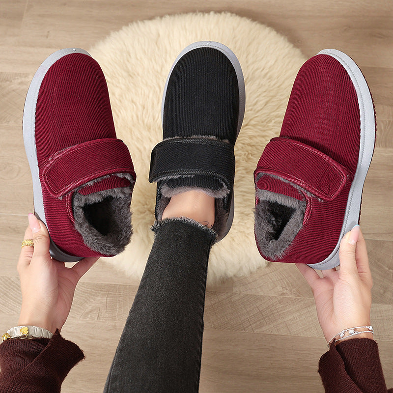 Zapatillas de Invierno para Mujer con Forro Térmico y Velcro