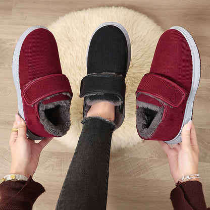 Zapatillas de Invierno para Mujer con Forro Térmico y Velcro