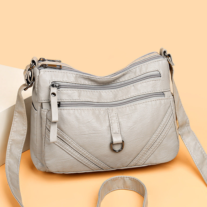 Bolso de hombro multicapa de gran capacidad