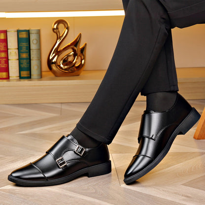 Zapatos de cuero de negocios de alta gama