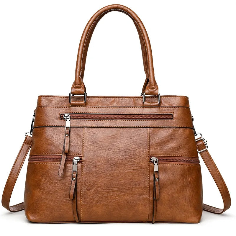 Bolso de hombro informal de estilo retro