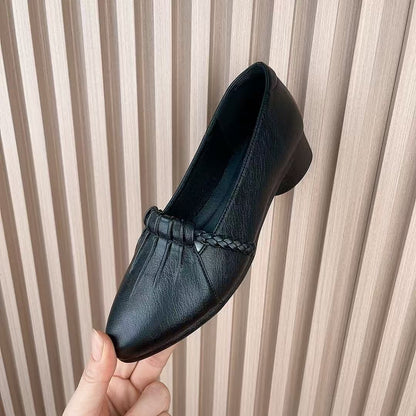 Zapatos casuales de punta afilada con suela suave
