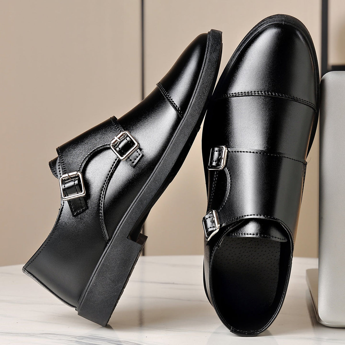 Zapatos de cuero de negocios de alta gama