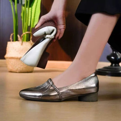 Zapatos casuales de punta afilada con suela suave