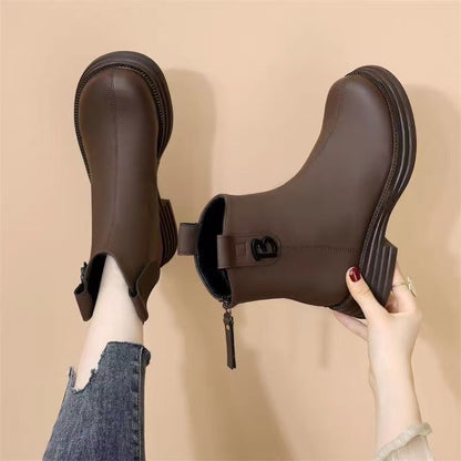 Botines de Mujer con Plataforma Cómoda