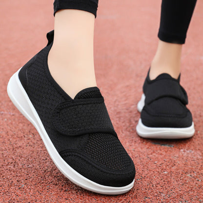 Zapatos casuales con velcro para mujer
