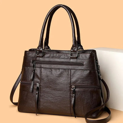 Bolso de hombro informal de estilo retro