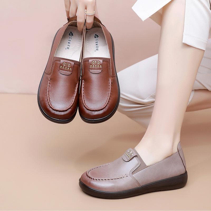 Zapatos cómodos de mujer con suela blanda