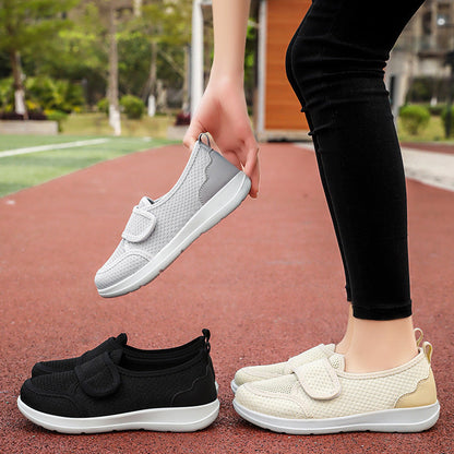 Zapatos casuales con velcro para mujer