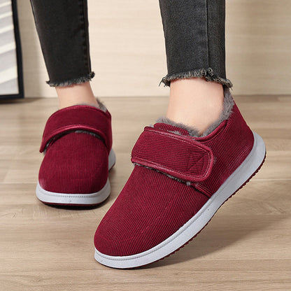 Zapatillas de Invierno para Mujer con Forro Térmico y Velcro