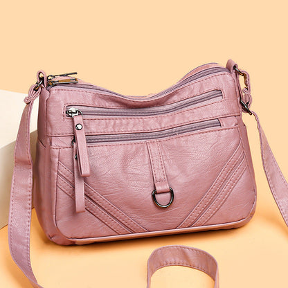 Bolso de hombro multicapa de gran capacidad