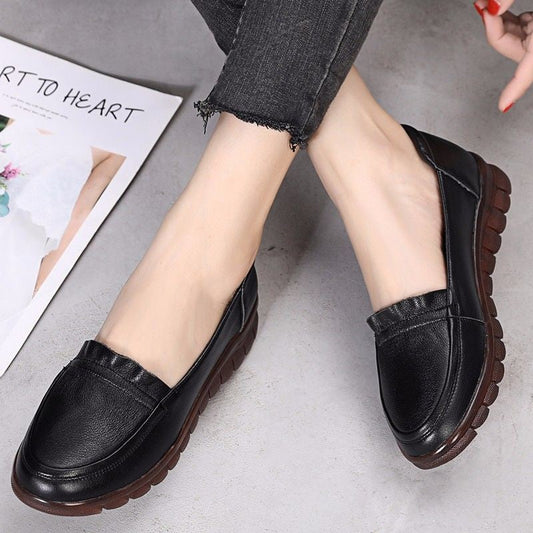 Zapatos de piel con suela de piel de vacuno
