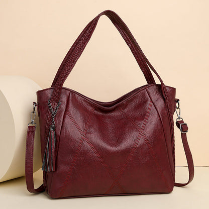 Bolso de piel 100% suave y de gran capacidad