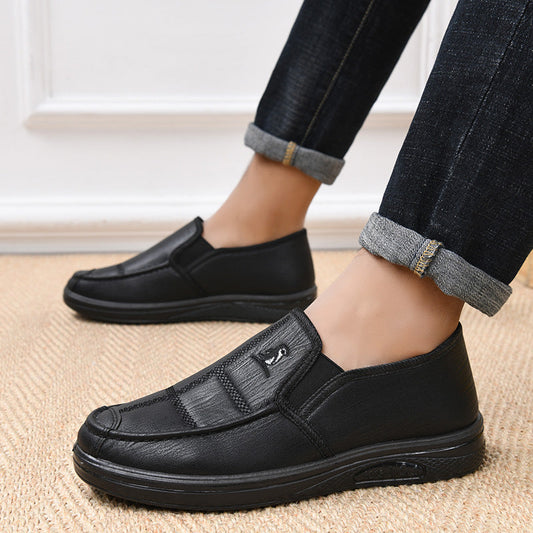 Zapatos de cuero de invierno (cuero genuino)