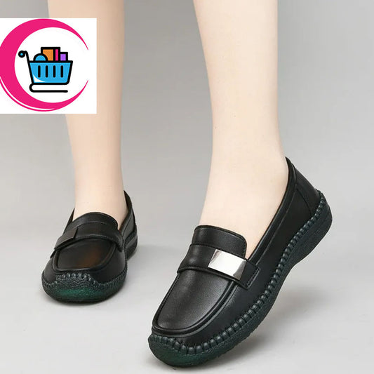 2025Zapatos planos antideslizantes de primavera
