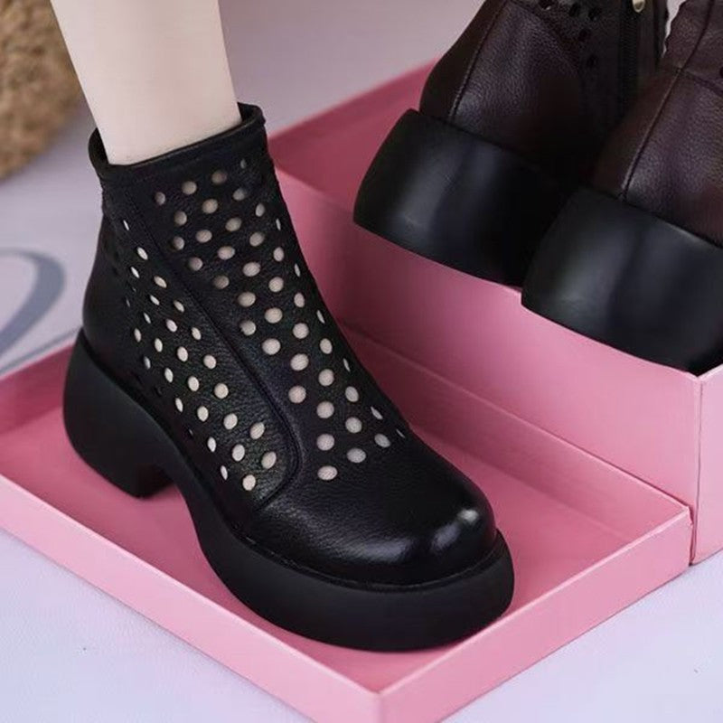 Sandalias retro caladas