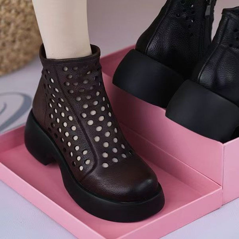 Sandalias retro caladas