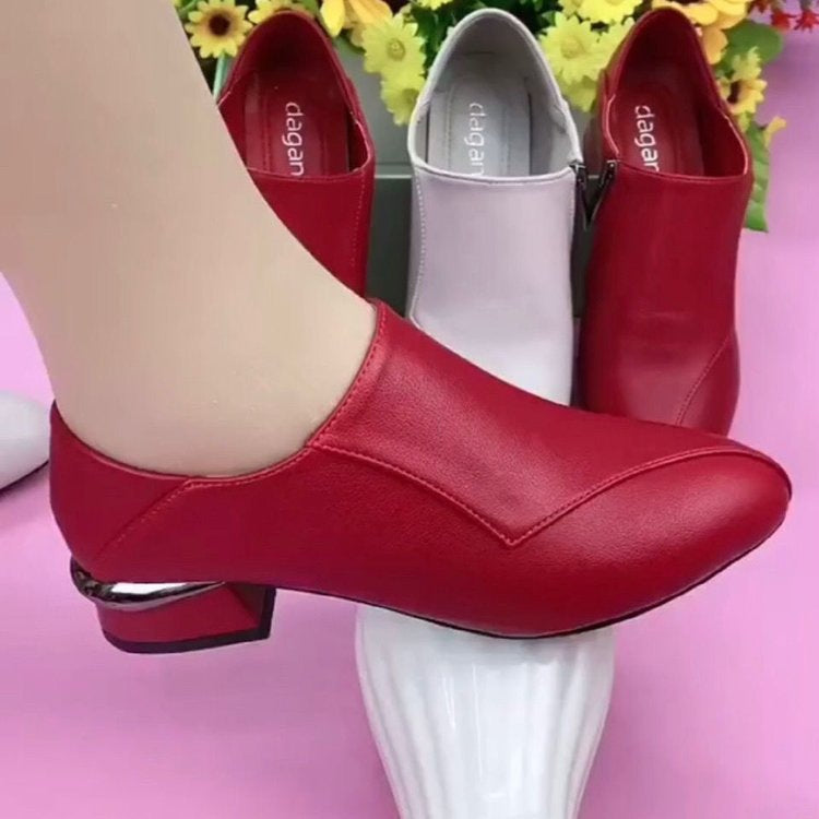 Zapatos de piel para mujer (piel auténtica)