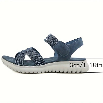 Sandalias cómodas talla grande elásticas