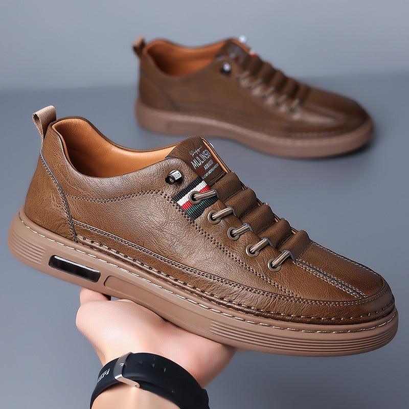 Zapatos de cuero romanos para hombre