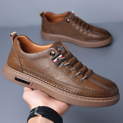 Zapatos de cuero romanos para hombre