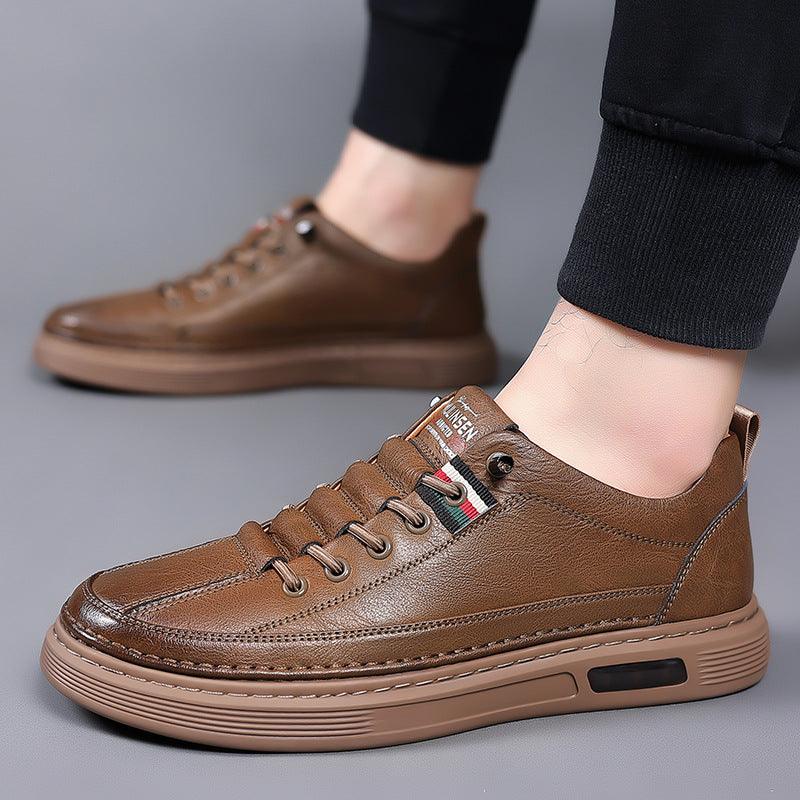 Zapatos de cuero romanos para hombre